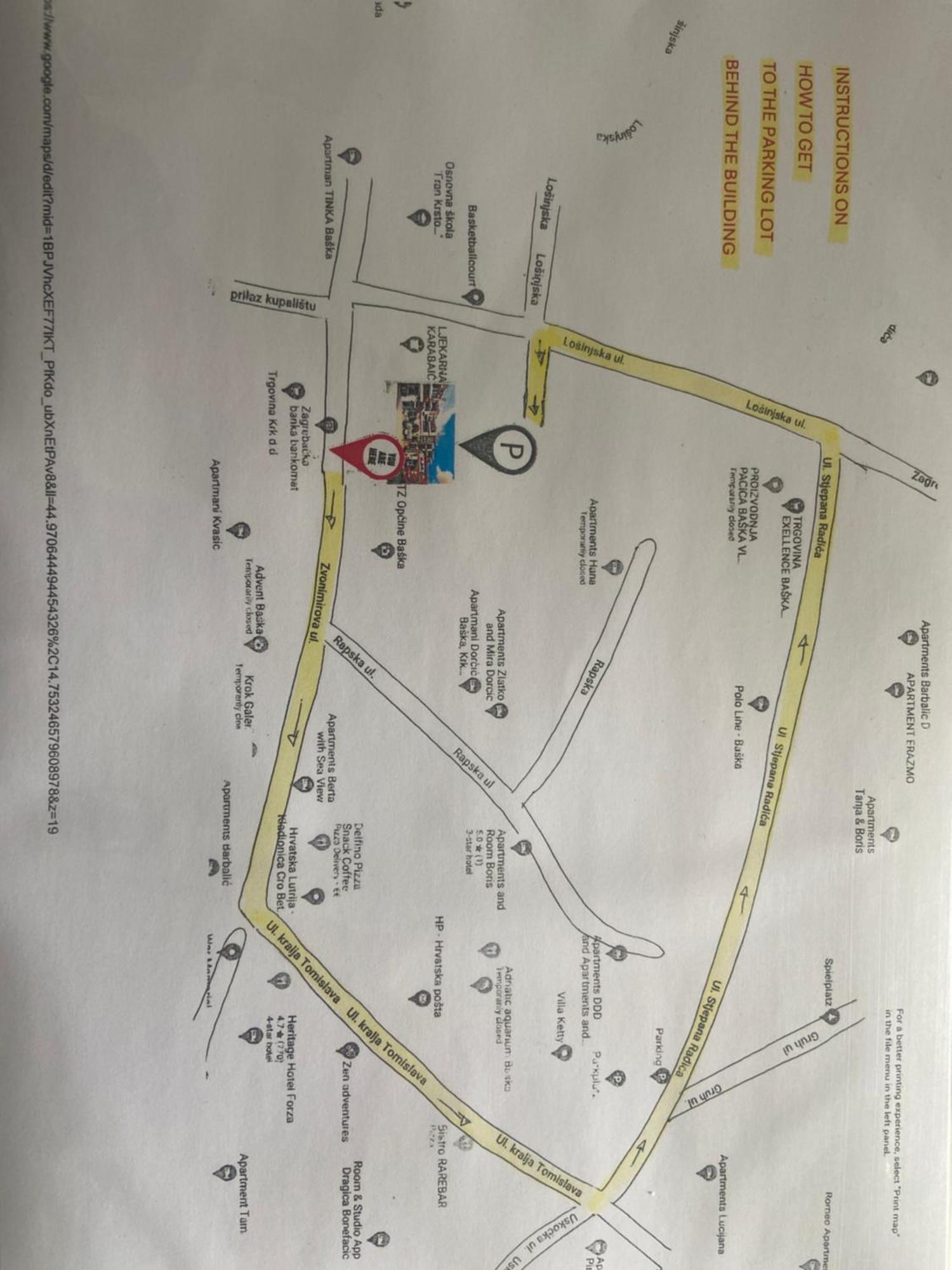 Apartman 114 Baška Kültér fotó